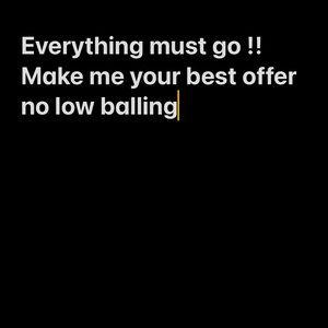 Everything must go!!